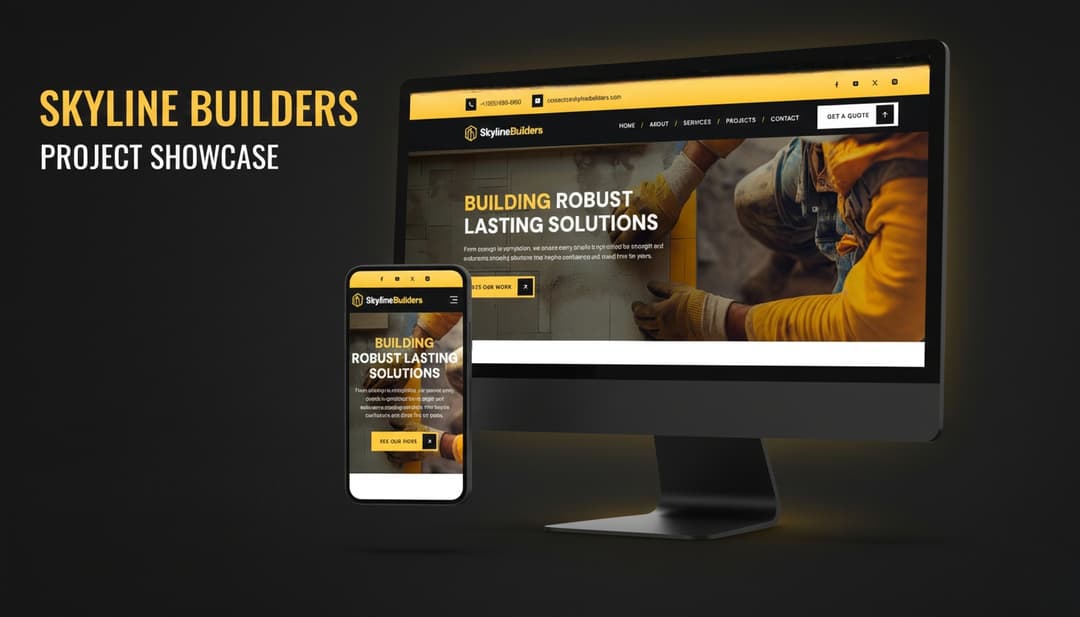 Skyline Builders - Real Estate Landing Page