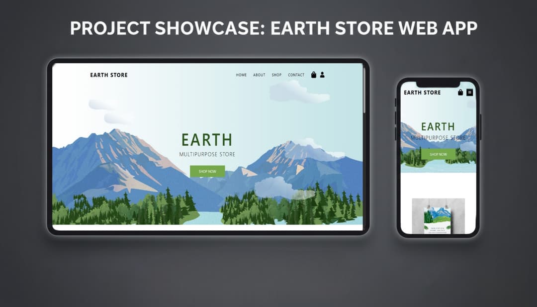 Earth Store - E-commerce Web App